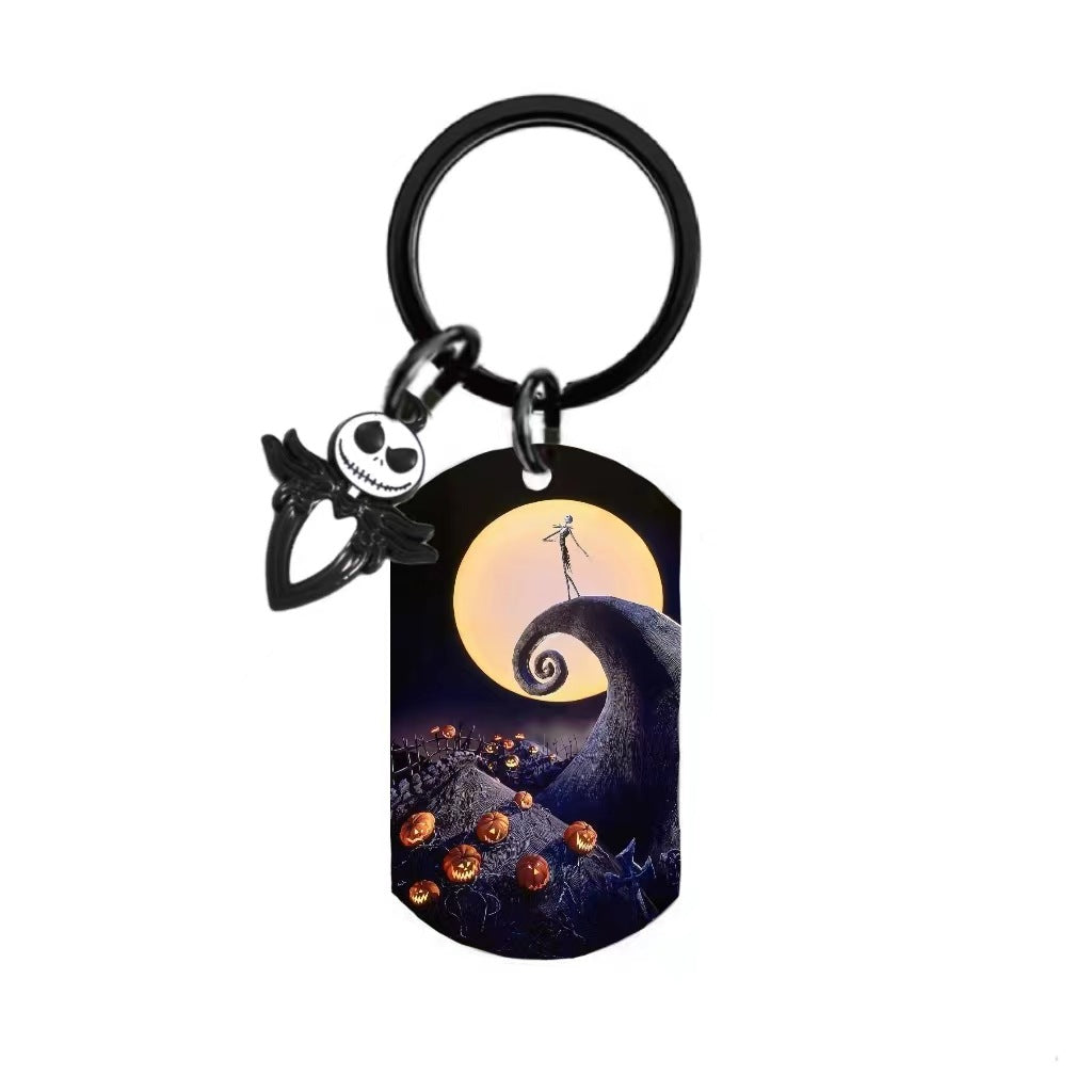 Wholesale Halloween Cartoon Anime Stainless Steel Keychains ACC-KC-JinZhu010