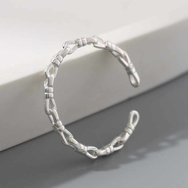 Wholesale s925 sterling silver plain ring