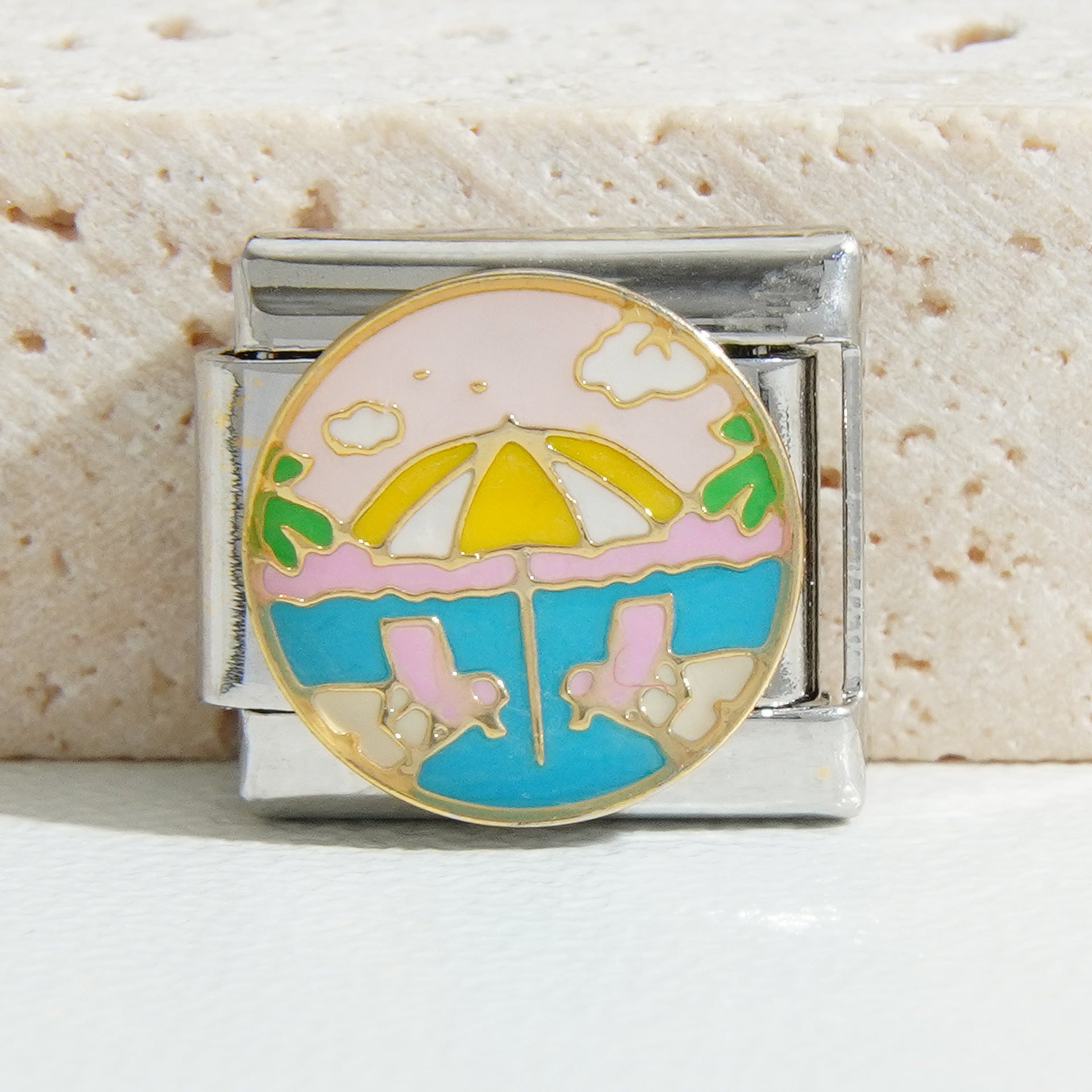 Wholesale Italian Charm Bracelet 9mm DIY Splicing Cute Creative Stainless Steel Composable Bracelet