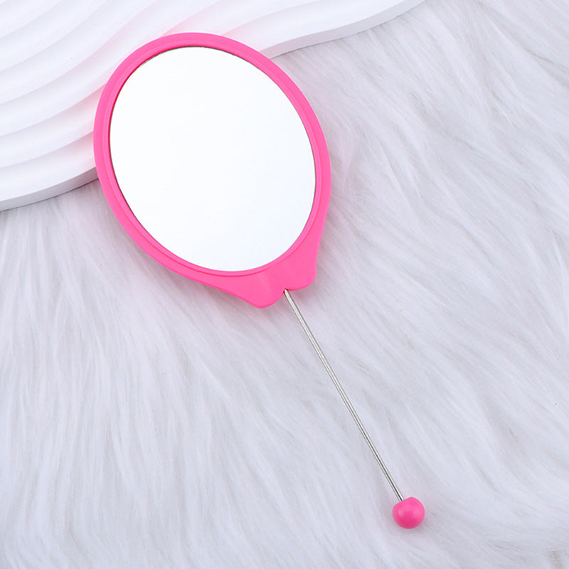 Wholesale DIY Beadable Oval Handheld Mirror,  Portable High-Definition Mirror Handheld Makeup Mirror