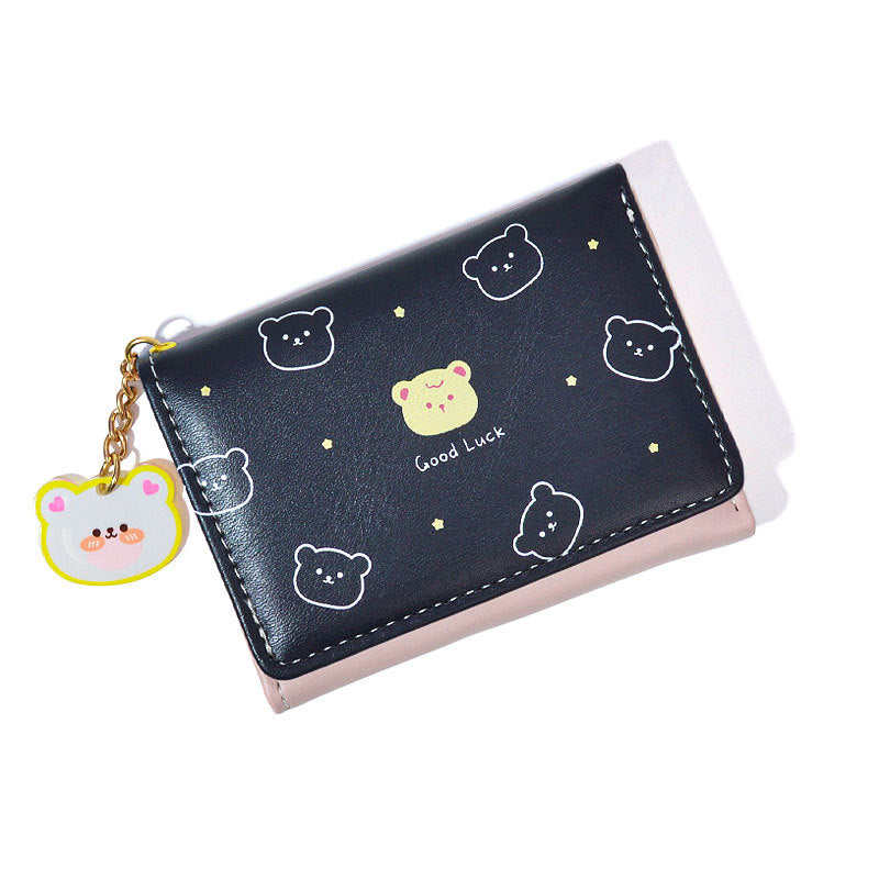 Wholesale Short Cartoon Trifold Wallet