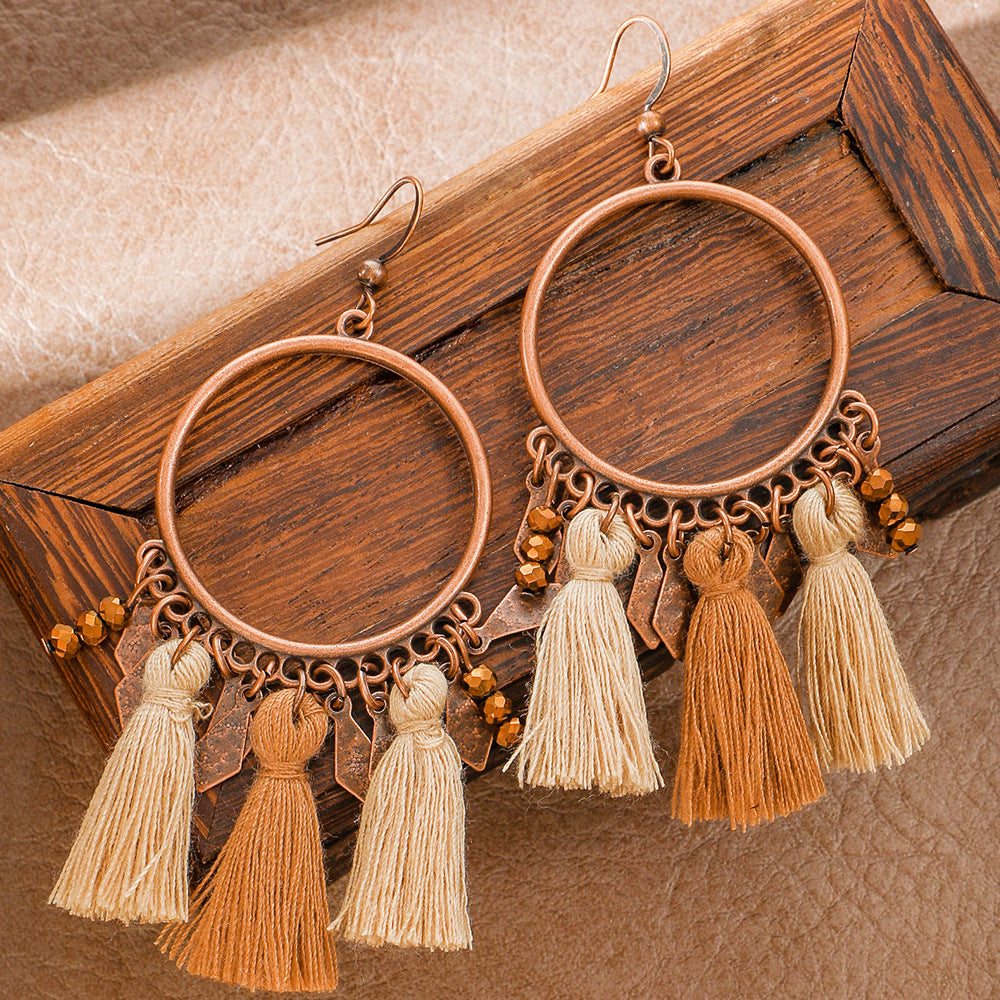 Wholesale Zinc Alloy Maillard Style Earrings Set