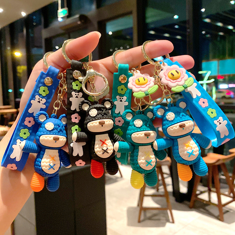Wholesale Cartoon Woolen Bear Cute Keychain ACC-KC-Gongz003