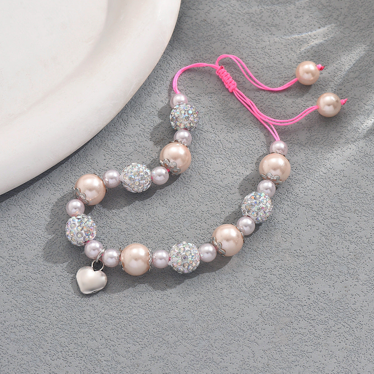 Wholesale  Pearl Bracelet Niche Love Woven Bracelet