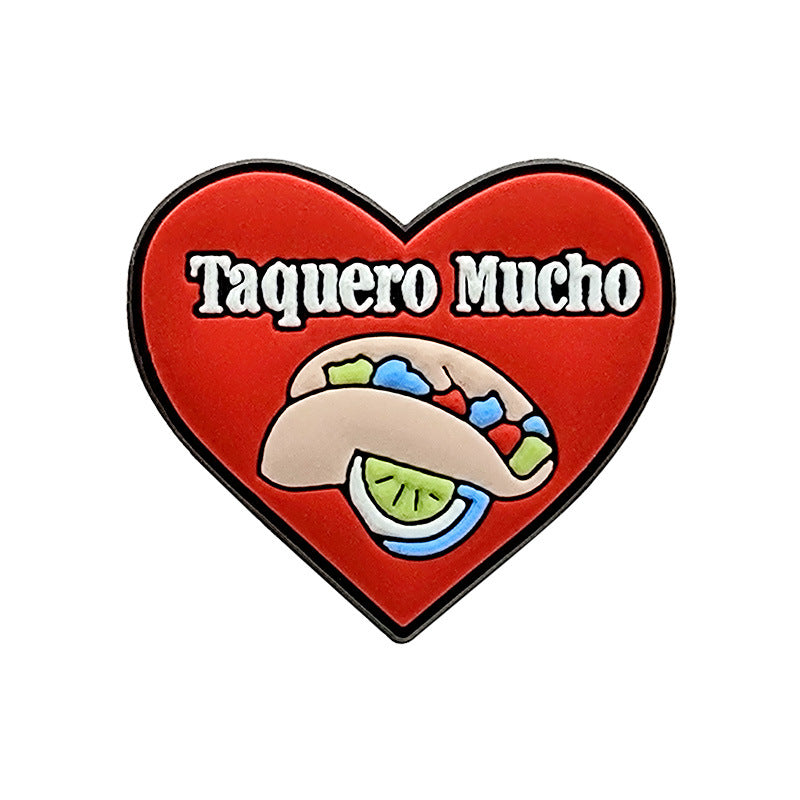 Wholesale Random 100pcs Mexican style Shoes Accessories Shoes Charms