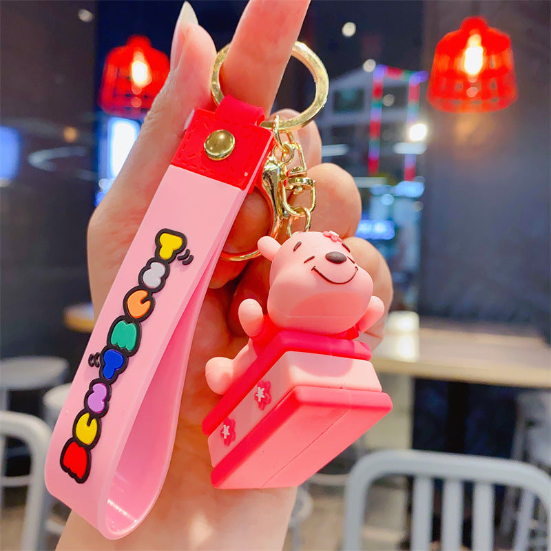 Wholesale Cartoon Cute Silicone Keychains ACC-KC-Kelan015