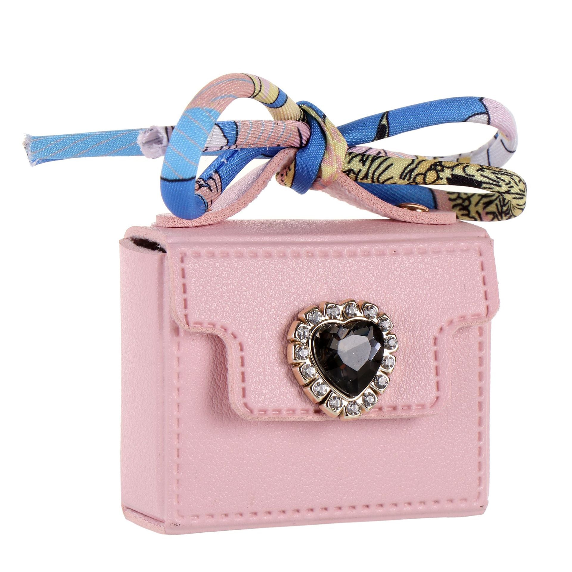 Wholesale Light Luxury Gray Leather Heart Bag Keychain Pendant With Rope Knot Stylish Fashion Accessory For Valentine S Gift And Boutique Resale