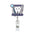 Wholesale Jesus Badge Reel Keychain