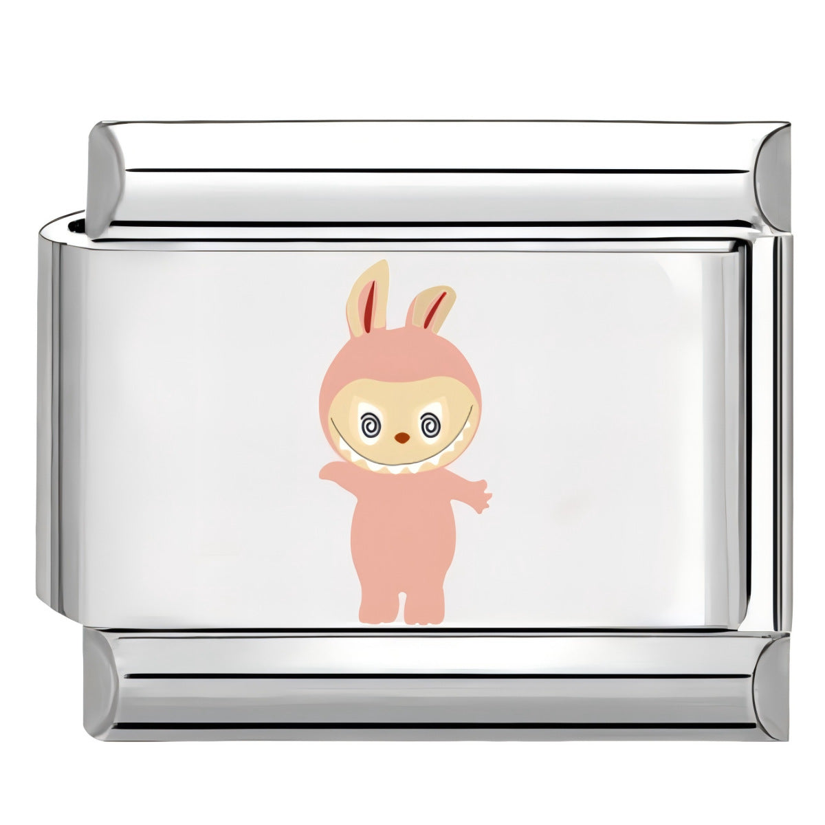 Wholesale 10pcs Italian Charm Bracelet 9mm DIY Splicing Cartoon Cute Stainless Steel Composable Bracelet