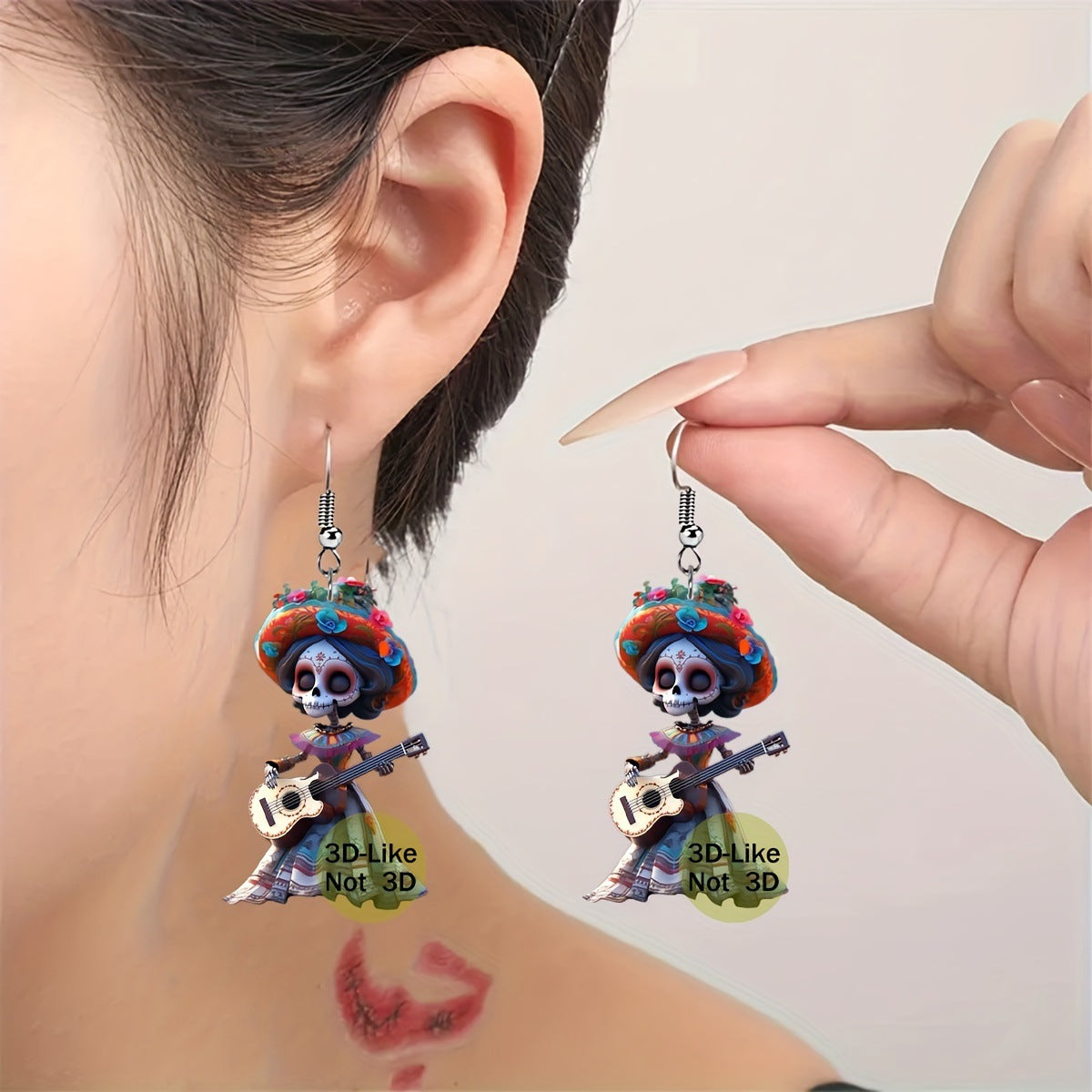 Wholesale  Gothic Punk Acrylic Halloween Earrings