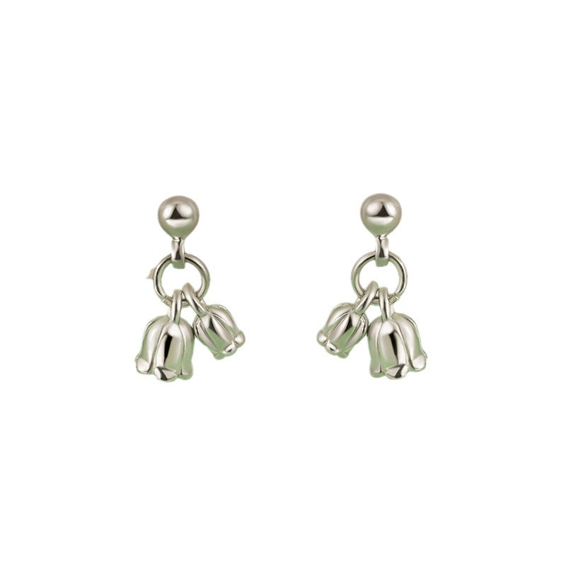 Wholesale orchid screw twist earrings