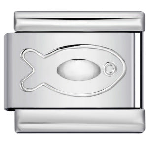 Wholesale Italian Charm Bracelet 9mm DIY Splicing Removable Convex Silver Element Stainless Steel Composable Bracelet