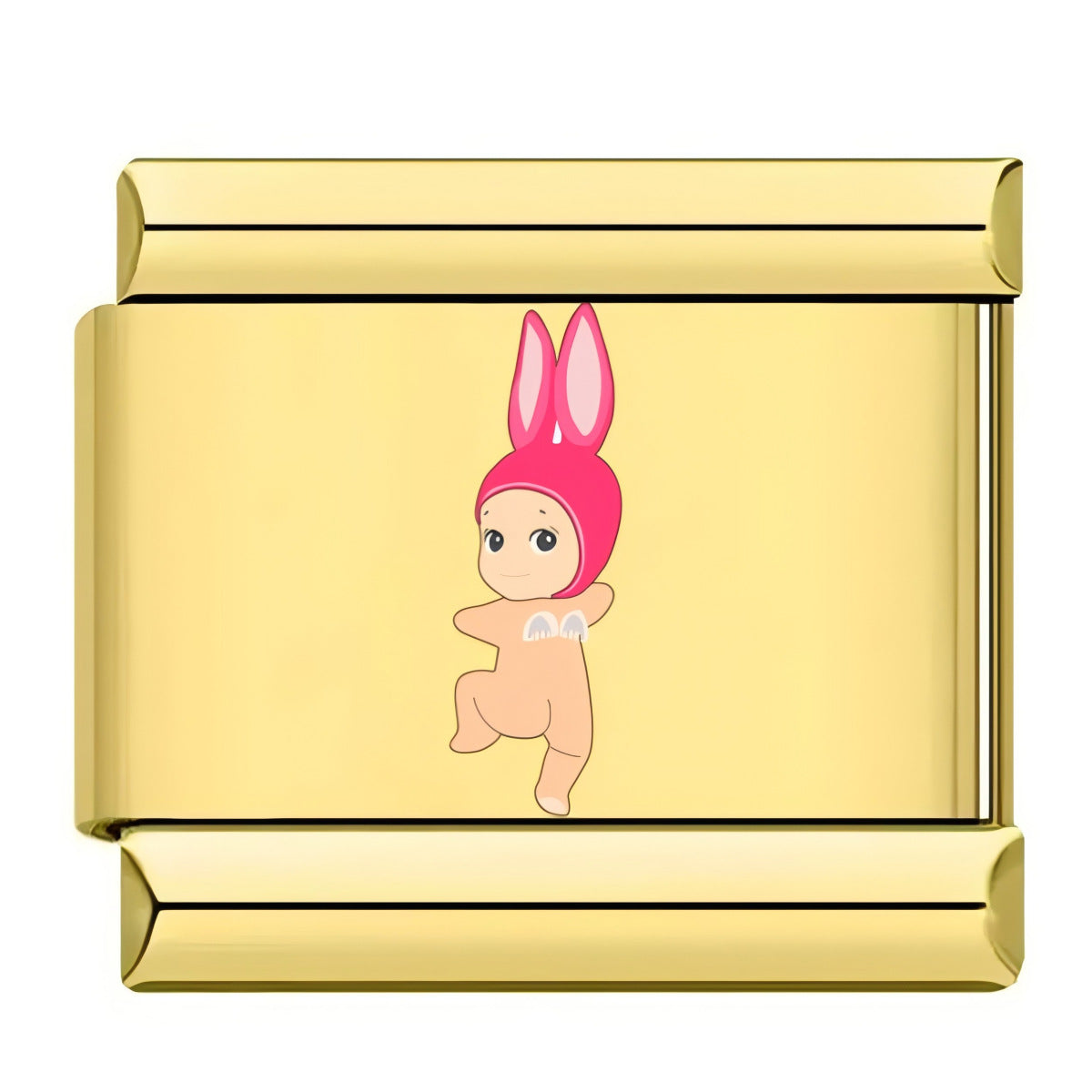 Wholesale 10pcs Italian Charm Bracelet 9mm DIY Splicing Cartoon Cute Stainless Steel Composable Bracelet