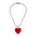 Wholesale double layer simple bow love necklace