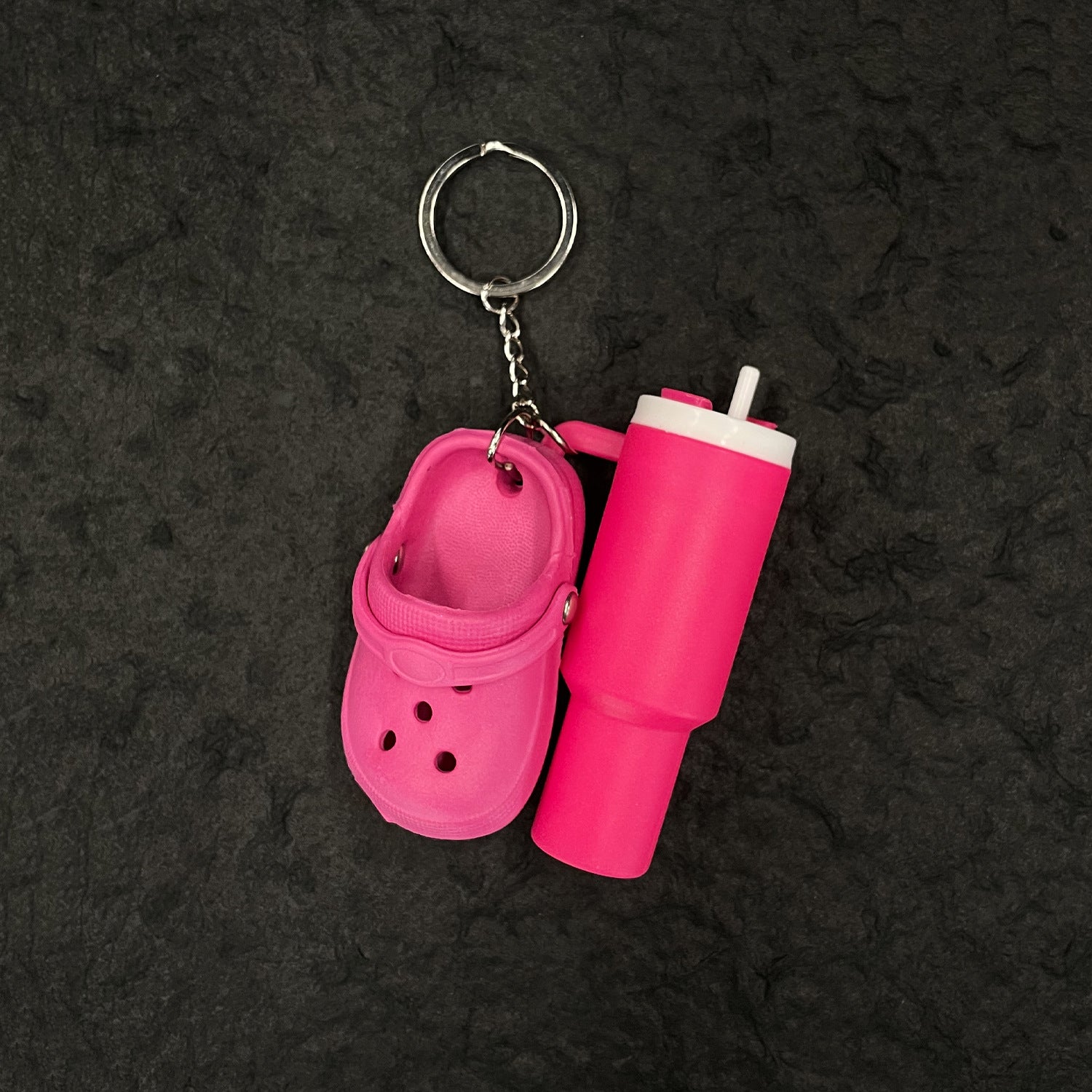 Wholesale Creative Ice Cup Hole Shoes Keychain ACC-KC-YangShen001