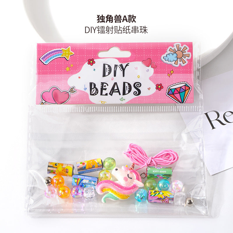 Wholesale 5pcs Stickers  Beads  Stickers Beads Bracelet