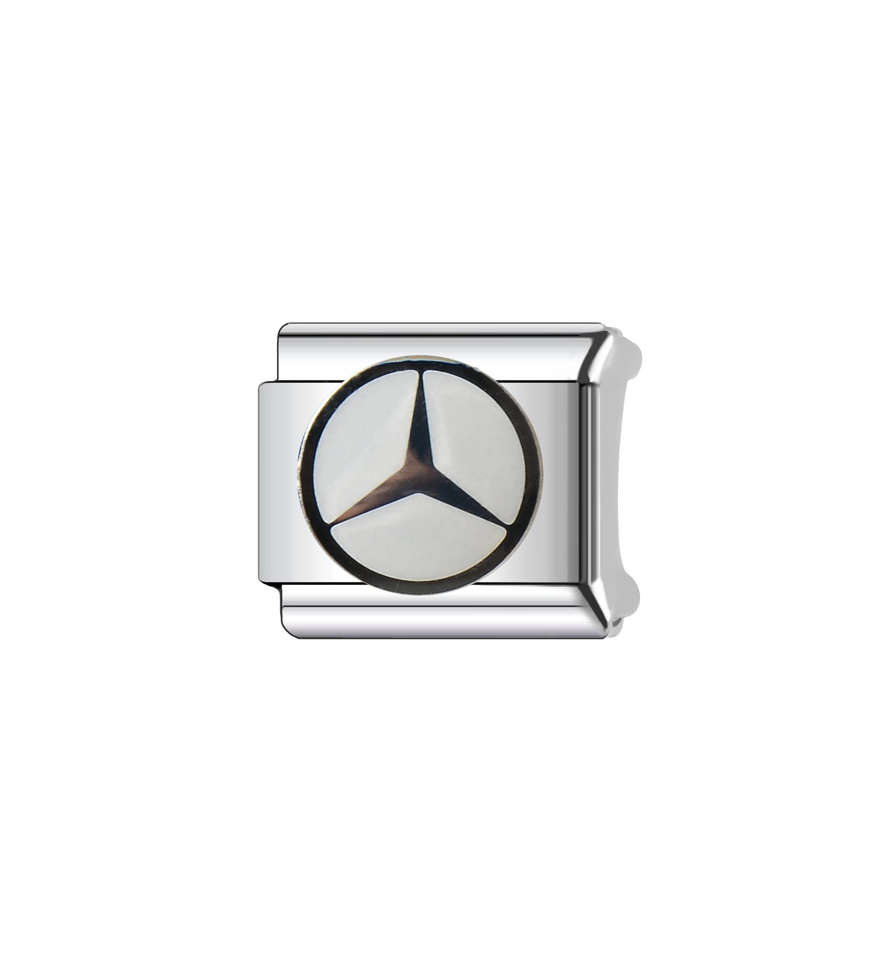 Wholesale Italian Charm Bracelet 9mm DIY Splicing Car Logo Series Titanium Steel Composable Bracelet