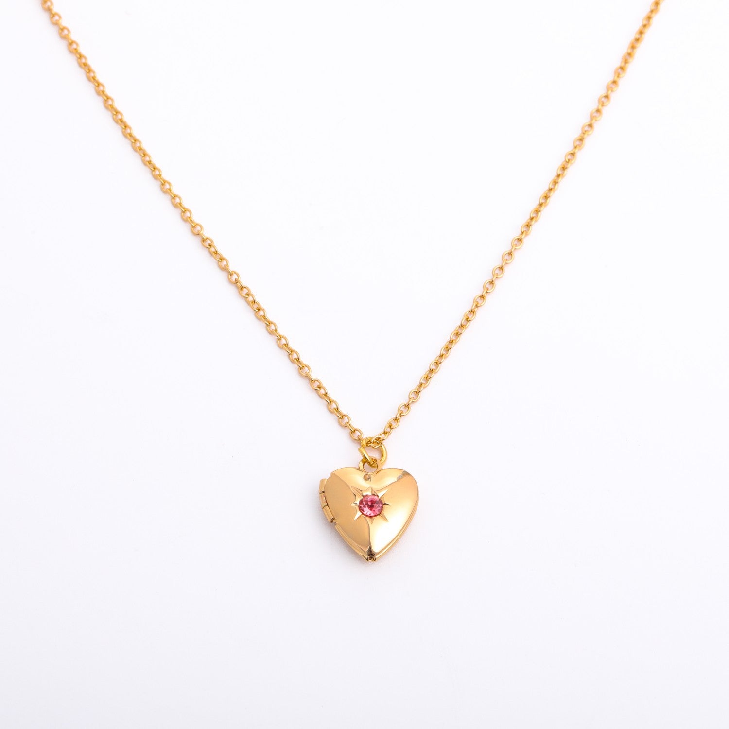 Wholesale December Birthstone December Birthstone Heart Shape Necklace Mother's Day ACC-NE-Jipei015
