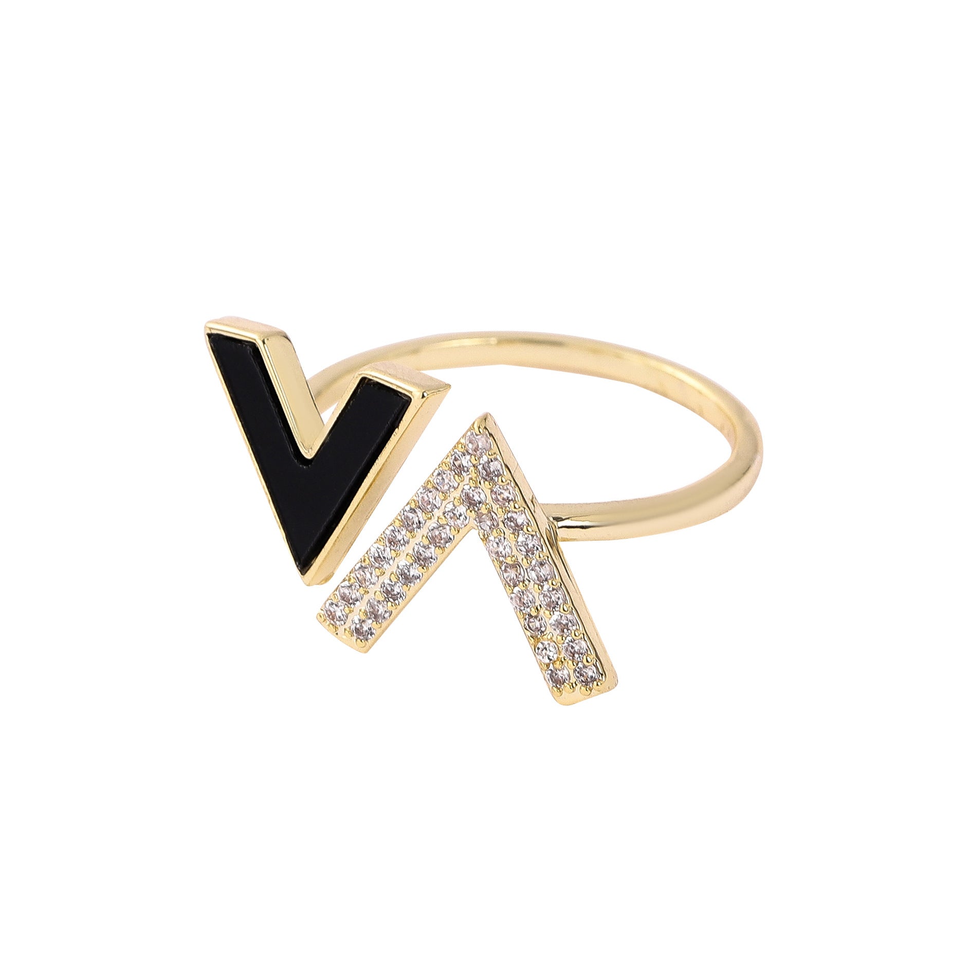 Wholesale Letter V Rings