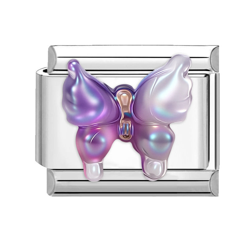 Wholesale Italian Charm Bracelet 9mm DIY Splicing Cute Creative Stainless Steel Composable Bracelet