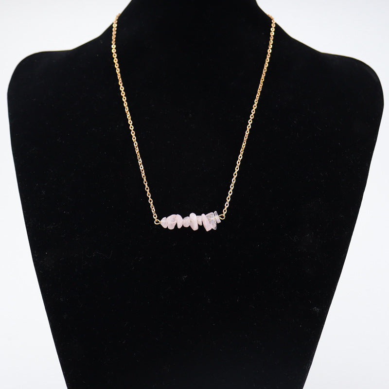 Wholesale Bohemian Style Natural Gravel Necklace