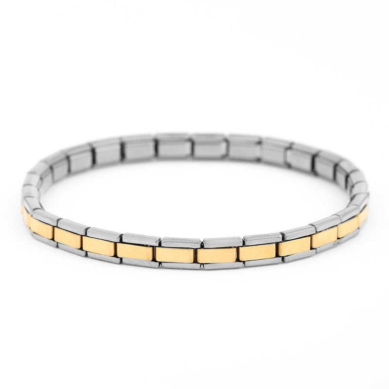 Wholesale Italian Charm Bracelet DIY Splicing Removable Stainless Steel Composable Bracelet ACC-BT-XY056