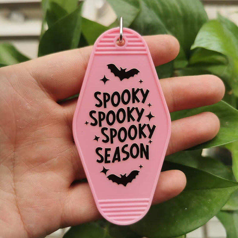 Wholesale Halloween Hotel Plastic Keychains ACC-KC-MeiXin004