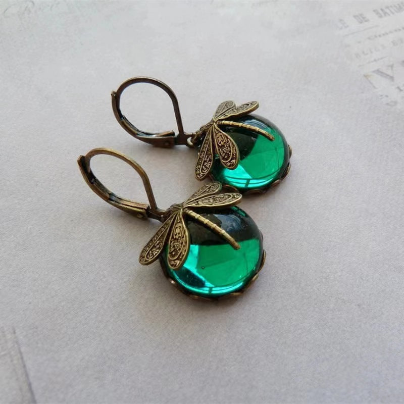 Wholesale Vintage Dragonfly Pattern Alloy Earrings ACC-ES-HaiRao001