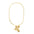 Wholesale retro style 18K gold plated titanium steel combination necklace
