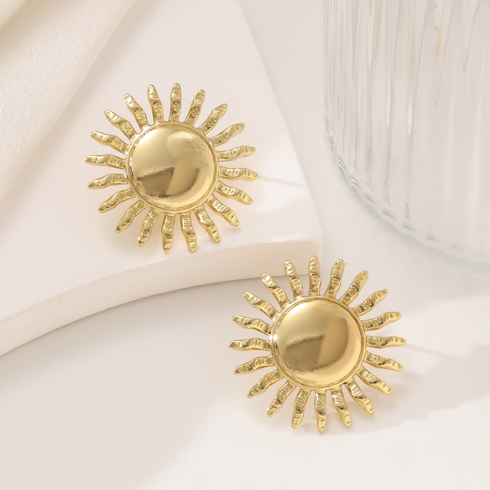 Wholesale Stainless Steel Titanium Steel Gold Light Luxury Earrings