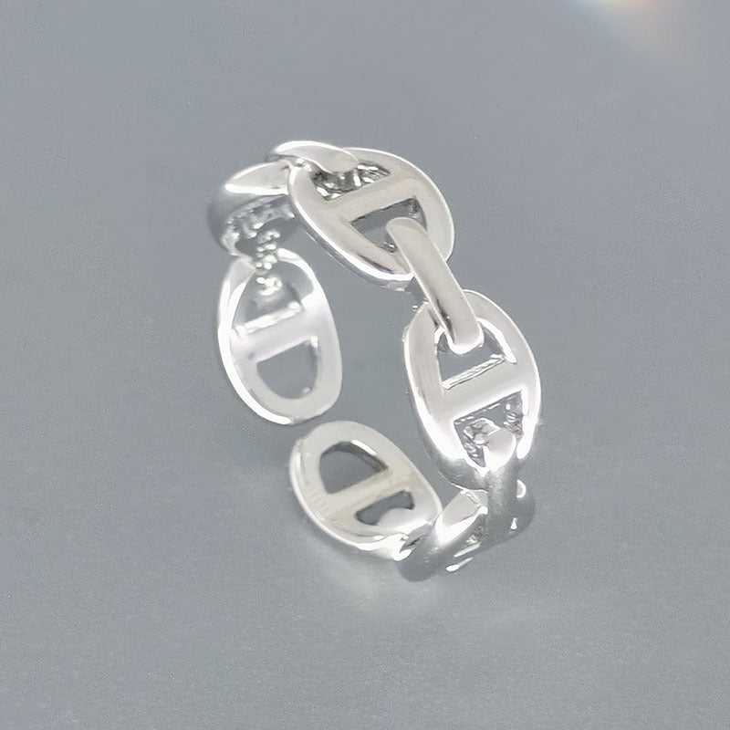 Wholesale index finger line open ring