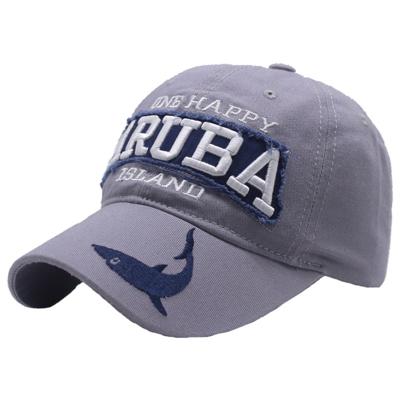 Wholesale Embroidered Letters Fashion Shark Baseball Cap