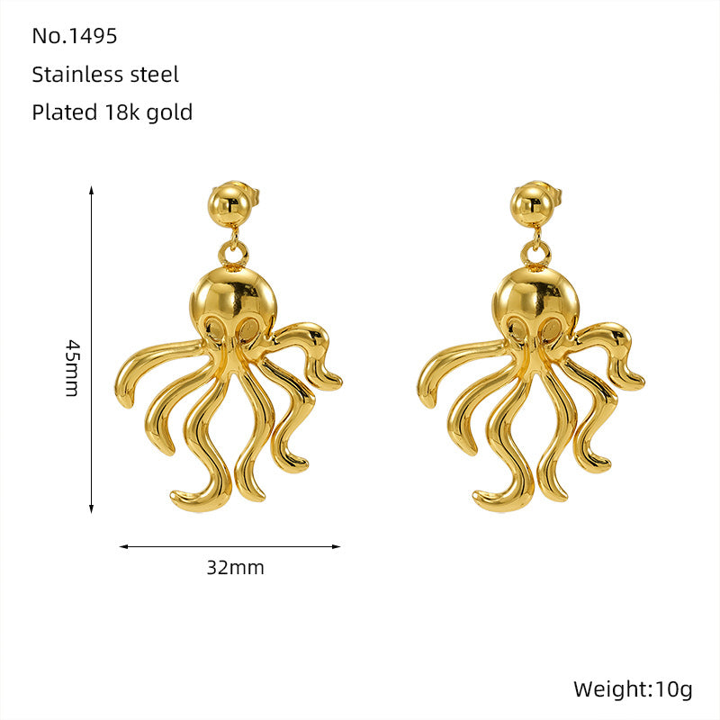 Wholesale Beach Style Starfish Earrings ACC-ES-ZhongYao013