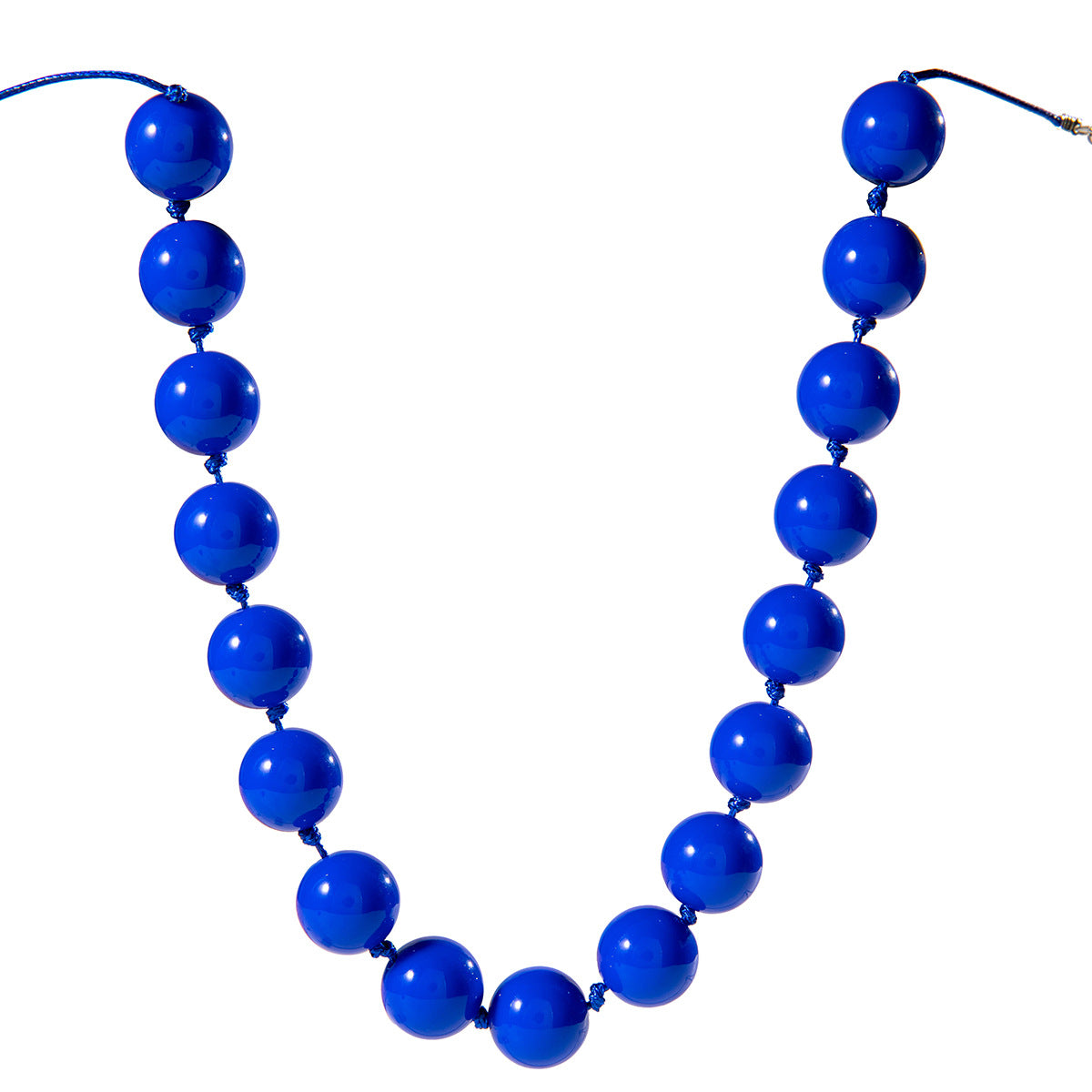 Wholesale  Bohemian Ethnic Style Colorful Large Bead Single-layer Necklace