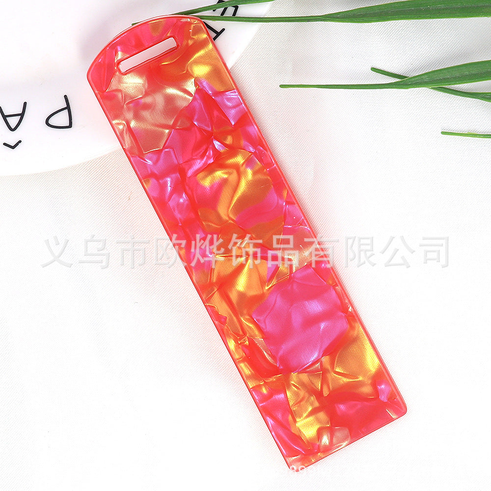 Wholesale 10PCS DIY Textured Acrylic Bookmarks