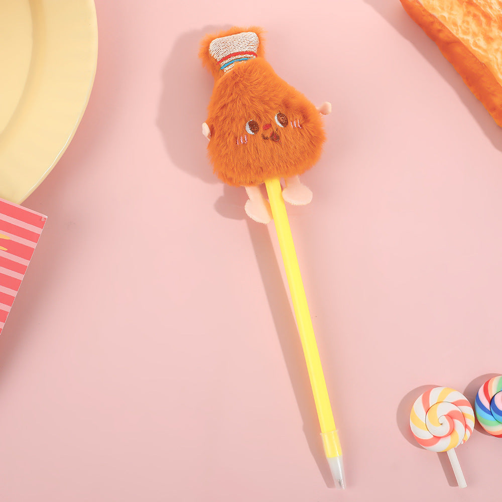 Wholesale  Hamburger Fries Plush Pen Ballpoint Pen