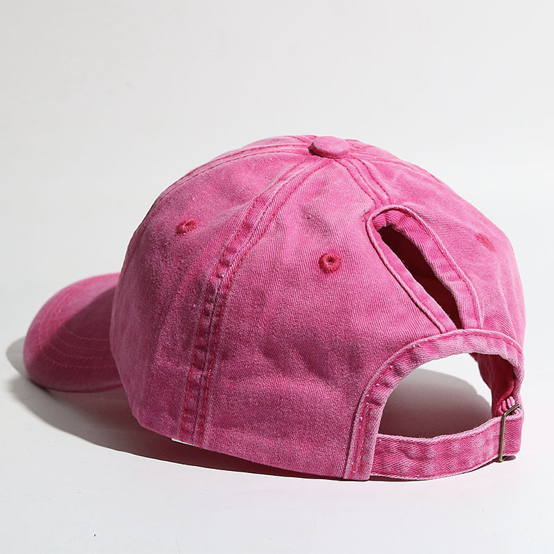 Wholesale Washed Ponytail Baseball Cap Hat ACC-HT-ChunQi001