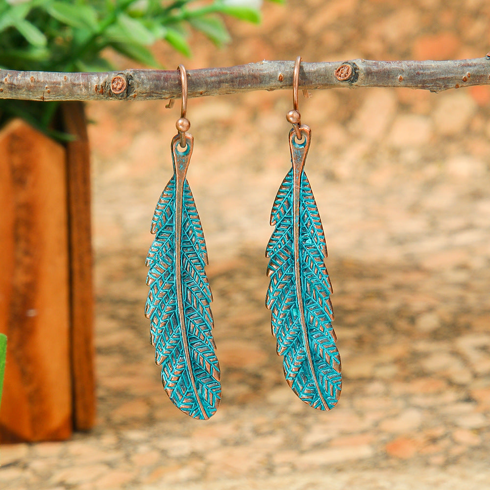 Wholesale Zinc Alloy Bohemian Geometric Hollow Earrings