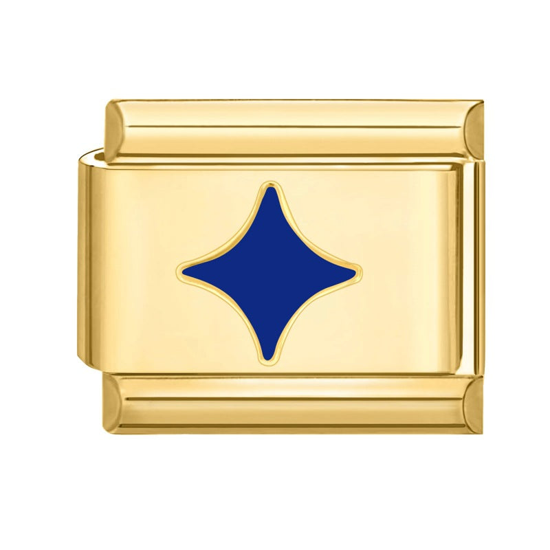 Wholesale Italian Charm Bracelet 9mm DIY Splicing Gold Creative Pattern Stainless Steel Composable Bracelet