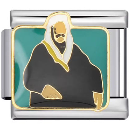 Wholesale Italian Charm Bracelet 9mm DIY Cartoon Character   Creative Stainless Steel Composable Bracelet