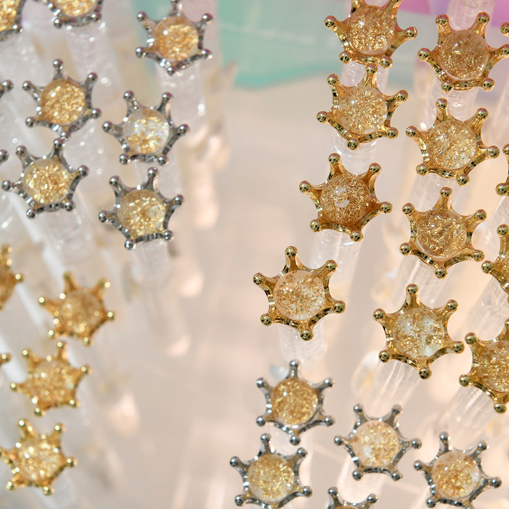 Wholesale Creative Ice Crack Press Gel Pen  Ballpoint Pen