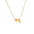 Wholesale light luxury love 18K gold stainless steel 26 letters necklace