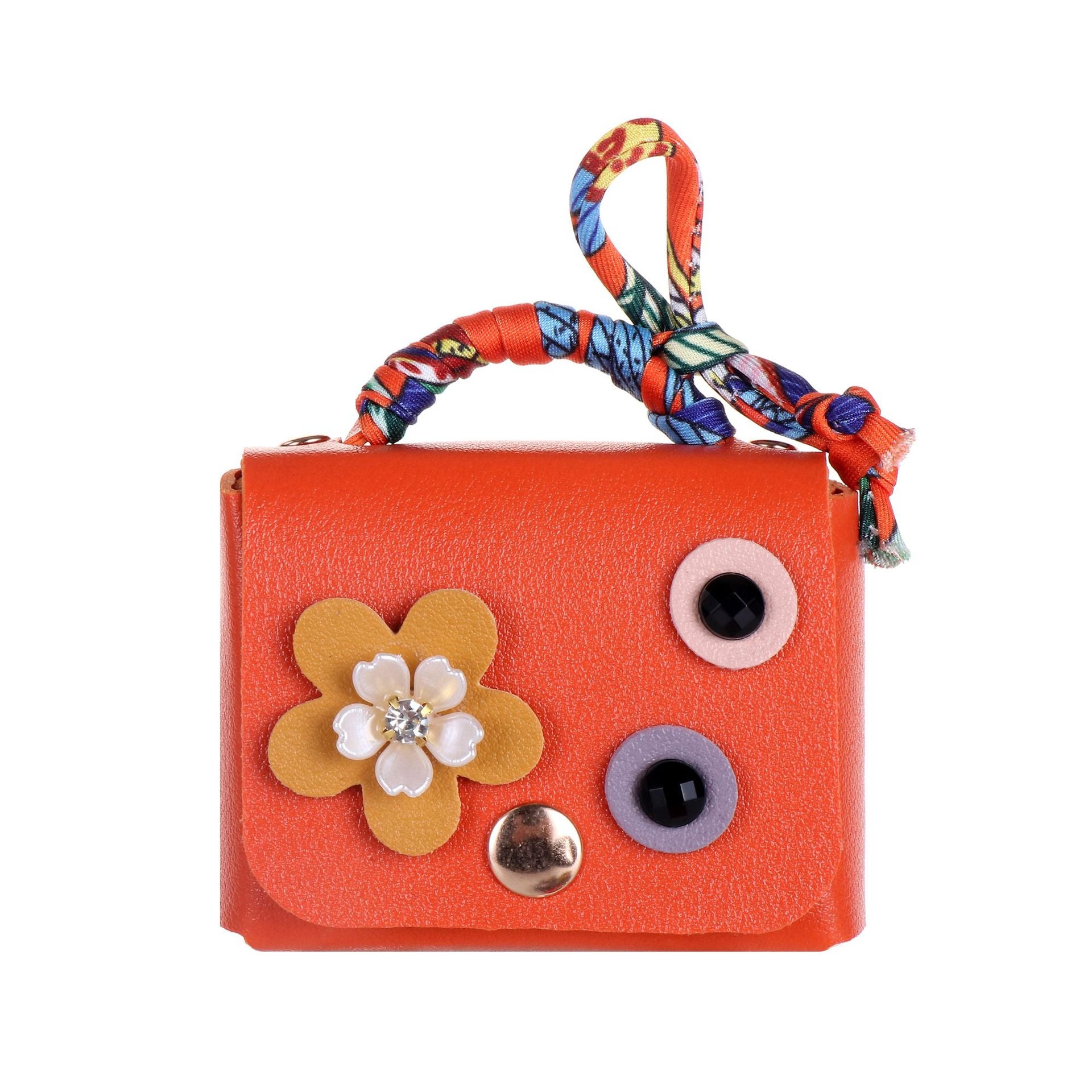 Wholesale Korean Chic Leather Bag Keychain Earphone Case Wedding Gift