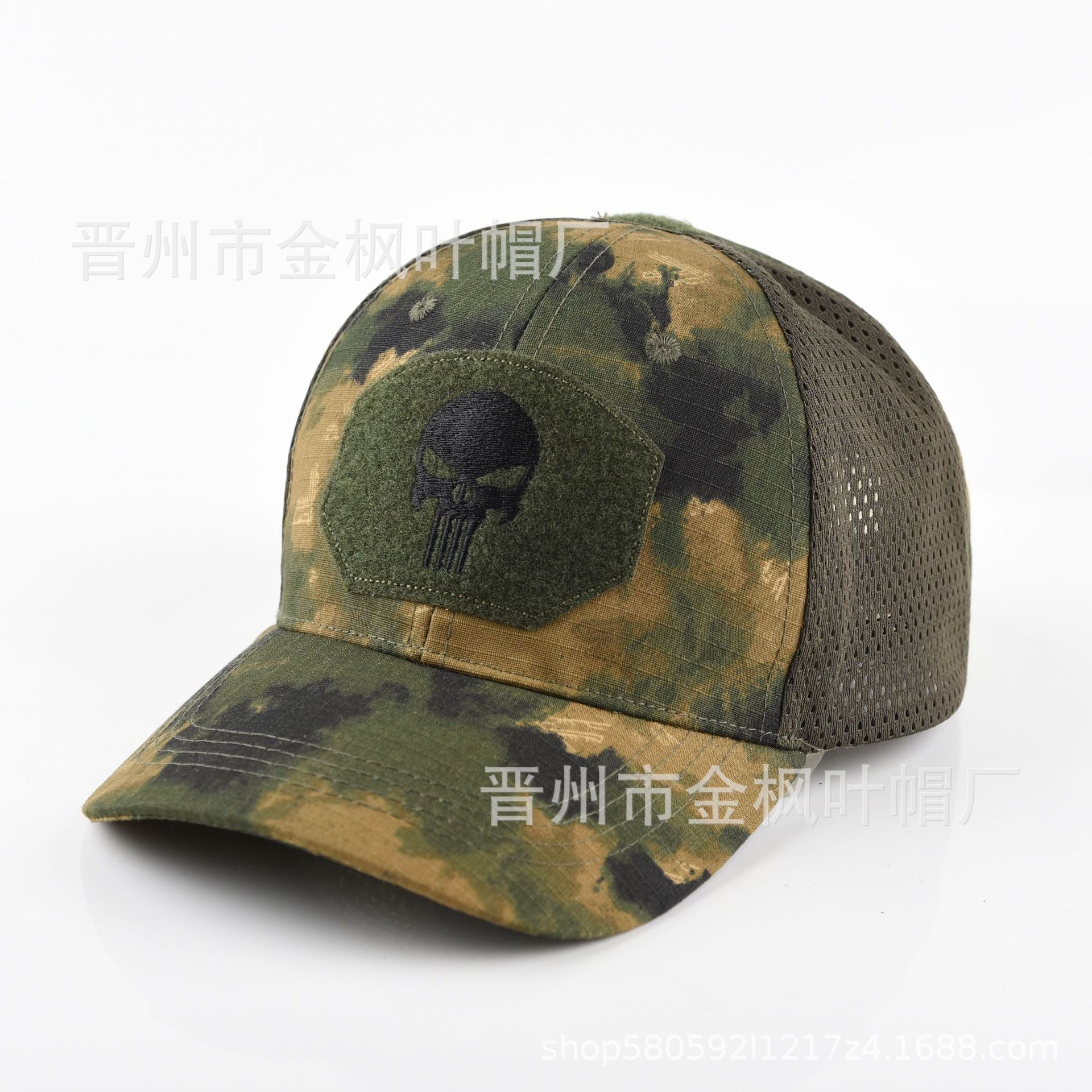 Wholesale Camouflage embroidered sun visor mesh hat