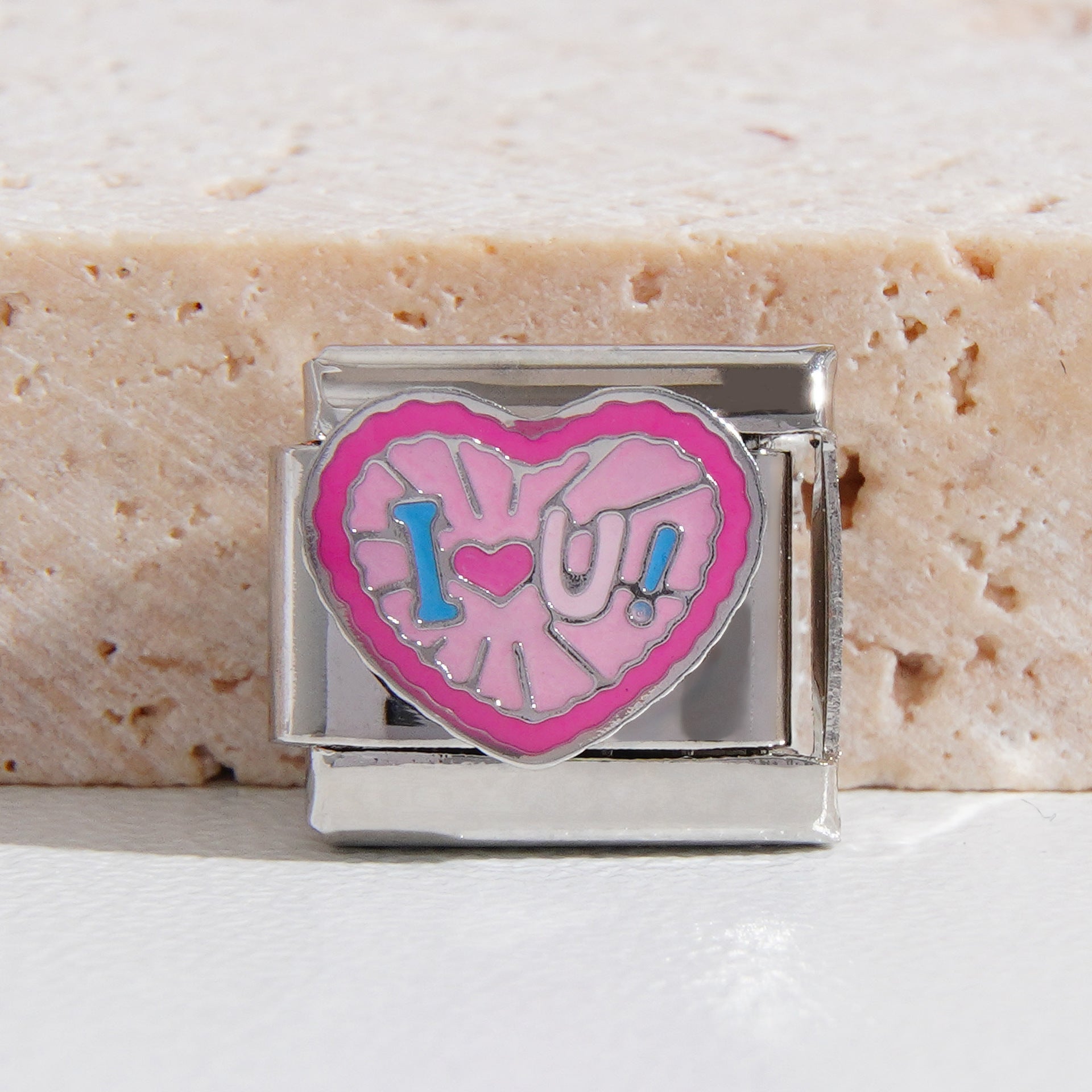 Wholesale Italian Charm Bracelet 9mm DIY Splicing All-match English Stainless Steel Composable Bracelet