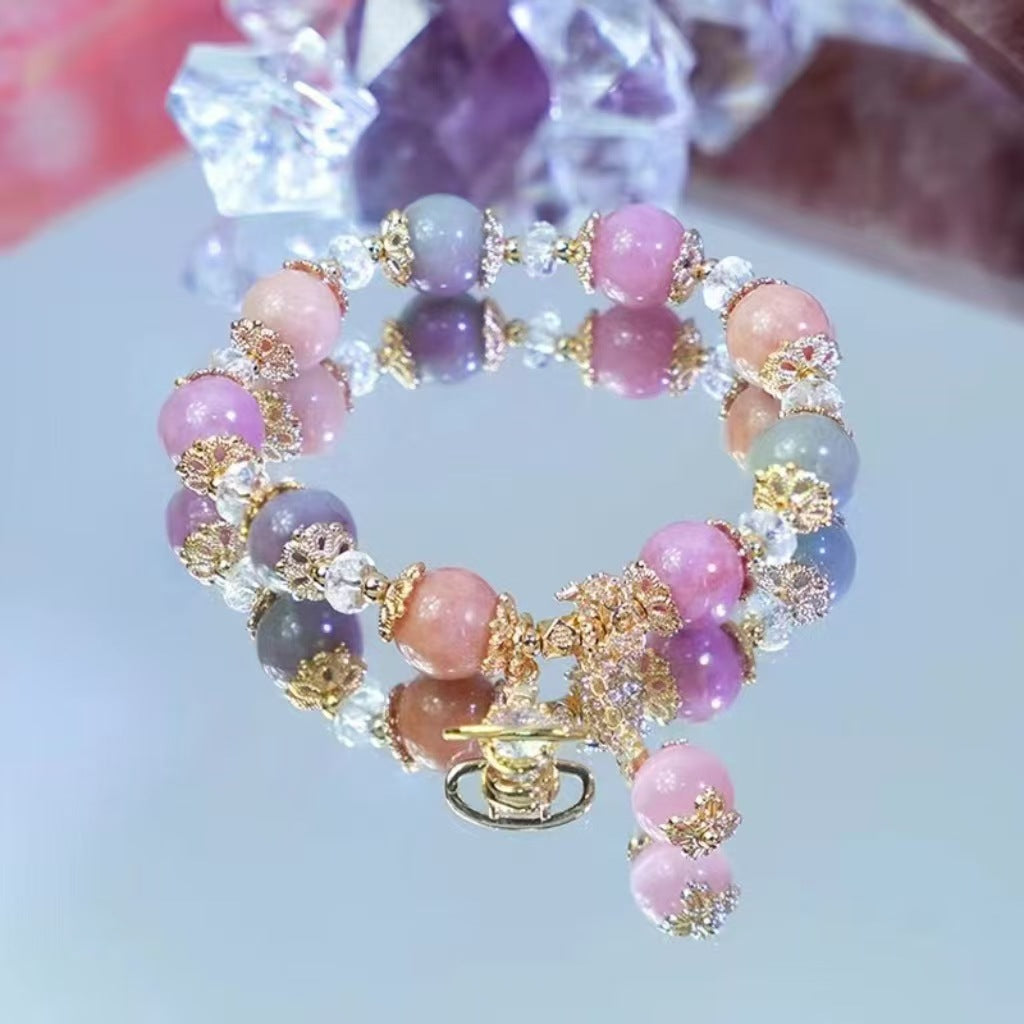 Wholesale Whale Fall Starry Sky Natural Stone Crystal Bracelet ACC-BT-Zhuox002