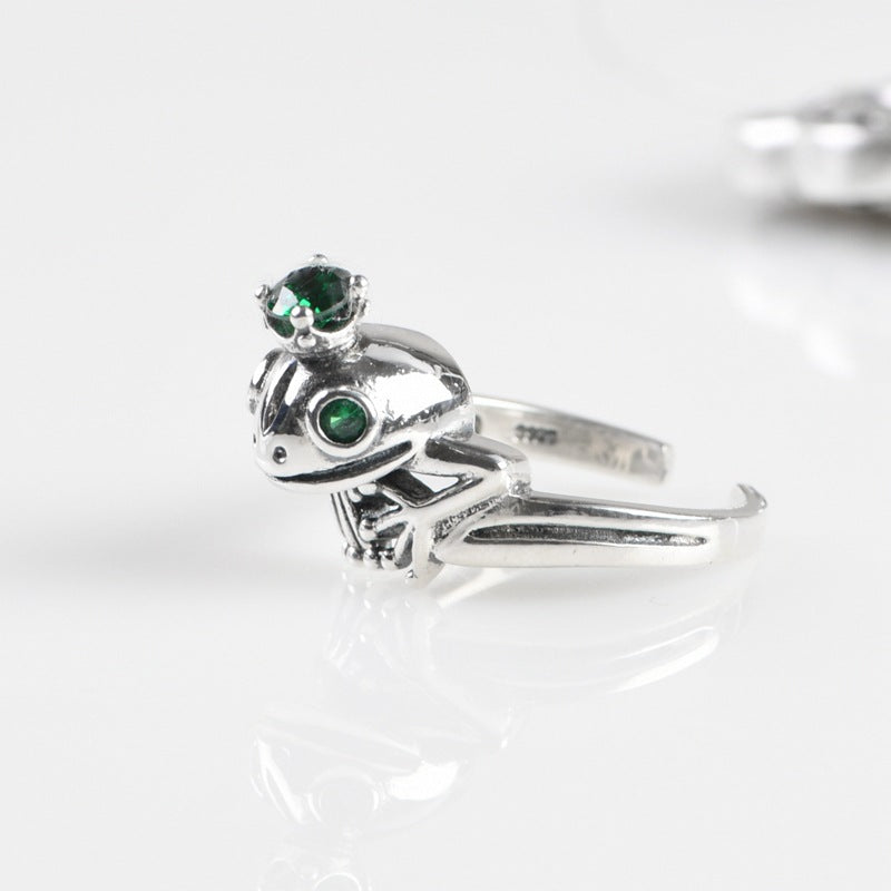 Wholesale  Retro Craft Frog Prince Ring