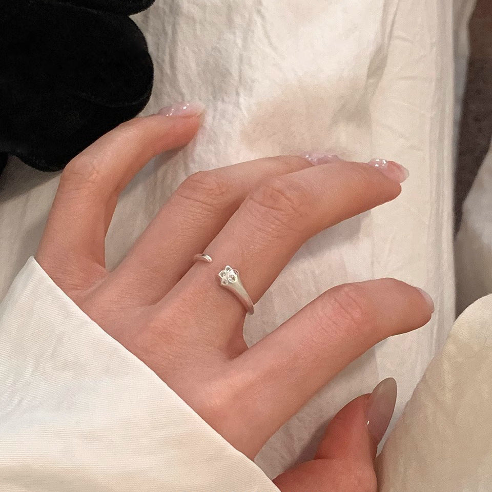 Wholesale cartoon kitten claw ring