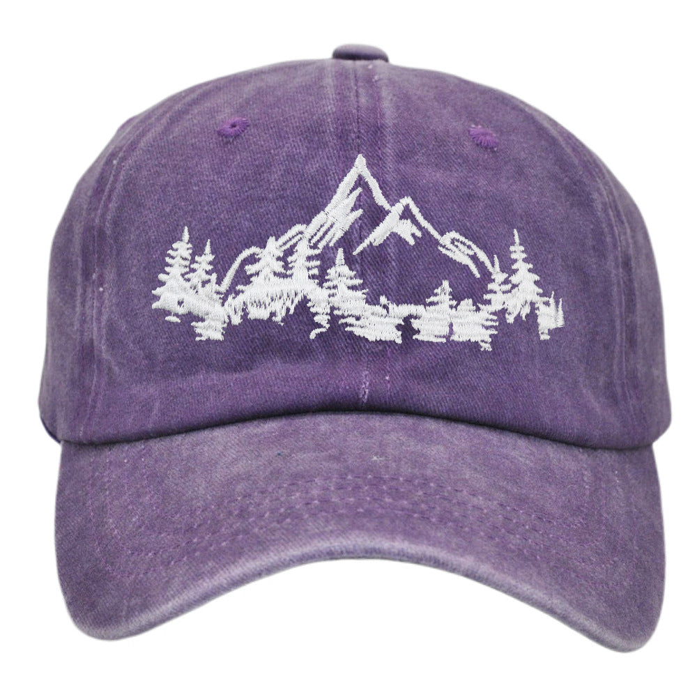Wholesale Embroidered Mountain Forest Baseball Cap Peaked Cap ACC-HT-PeiNi002