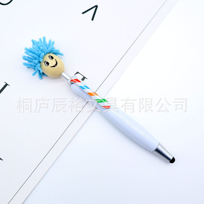 Wholesale  Retro Children's Fun Fried Mr. Mao Touch Screen Ballpoint Pen